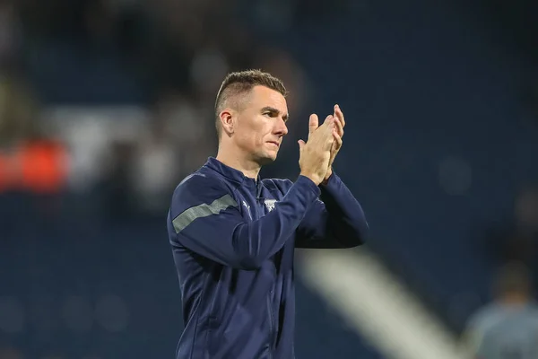 Jed Wallace West Bromwich Albion Applauds Fans Full Time — 스톡 사진