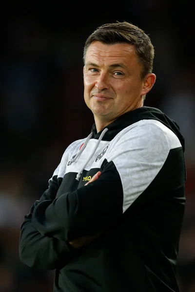 Paul Heckingbottom Manager Sheffield United — Stock fotografie