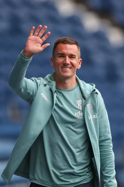 Jed Wallace West Bromwich Albion Arrives Game Ahead Kick — Stockfoto