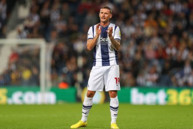 John Swift #19 of West Bromwich Albion during the game 