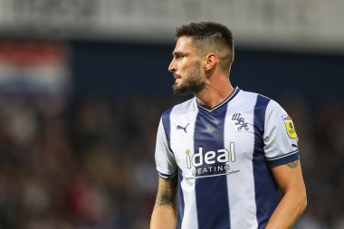 Okay Yokuslu #35 of West Bromwich Albion during the game 