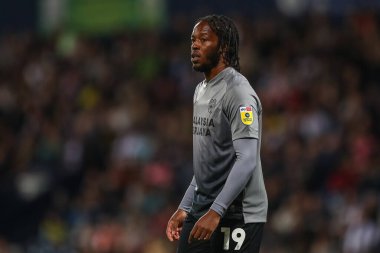 Romaine Sawyers #19 of Cardiff City  during the game 