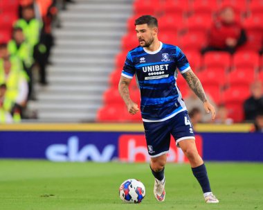 Alex Mowatt #4 of Middlesbrough controls the ball