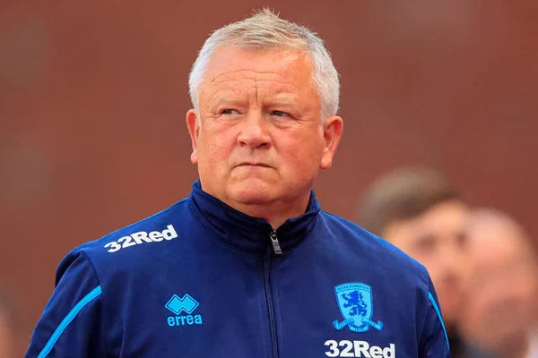 Chris Wilder Middlesbrough Manager — 图库照片