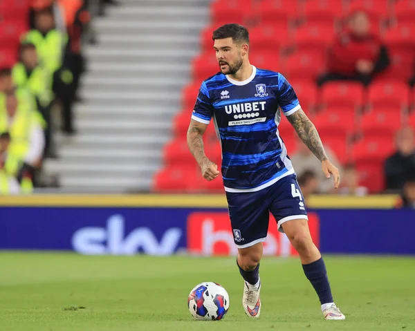 Alex Mowatt #4 of Middlesbrough controls the ball