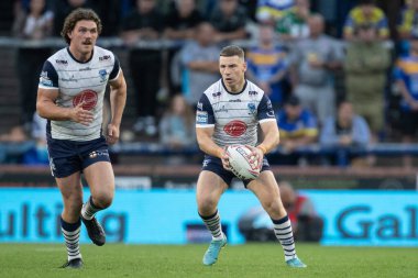 Captain George Williams #7 of Warrington Wolves during the game 