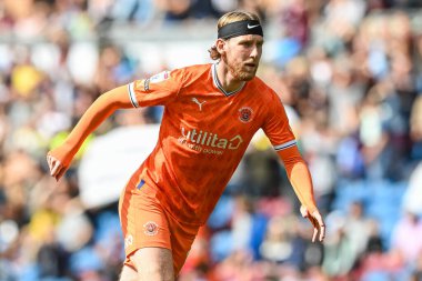 Josh Bowler #11 of Blackpool during the game