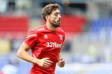 Matt Crooks #25 of Middlesbrough during the warm up 