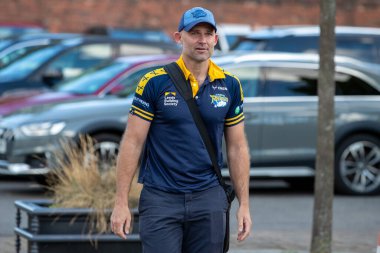 Rohan Smith Head Coach of Leeds Rhinos arrives at Headingley Stadium ahead of tonight's game 