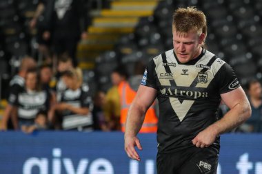 A dejected Brad Fash #17 of Hull FC after the final whistle