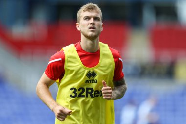 Riley McGree #8 of Middlesbrough during the warm up 