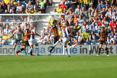 Darnell Furlong #2 of West Bromwich Albion scores a goal to make it 3-0