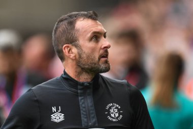 Nathan Jones  manager of Luton Town pre match