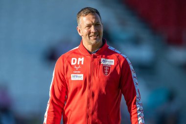 Danny McGuire Interim Head Coach of Hull KR arrives at The Totally Wicked Stadium, Home of St Helens