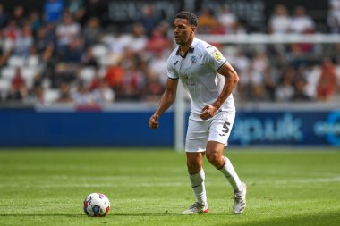 Ben Cabango #5 of Swansea City in action during the game 