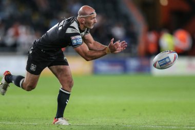 Danny Houghton #9 of Hull FC in action during the game 