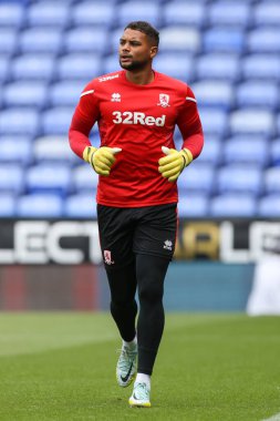 Zack Steffen #1 of Middlesbrough during the warm up 