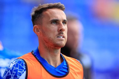 Lee Gregory #9 of Sheffield Wednesday during the warm up for the game