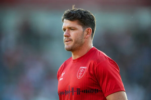 Lachlan Coote Hull Pre Match Warm — 스톡 사진