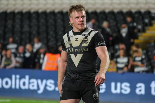 Dejected Brad Fash Hull Final Whistle — Stockfoto