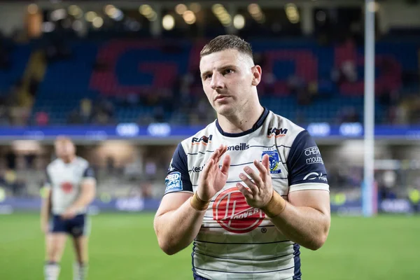 George Williams Warrington Wolves Claps His Hands Applauds Supporters Full —  Fotos de Stock