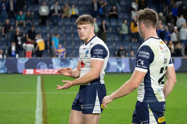 Luke Thomas Warrington Wolves Claps His Hands Applauds Supporters Full — 图库照片