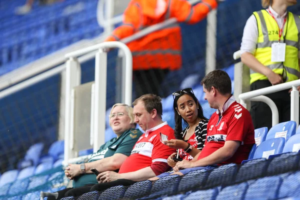 Middlesborough Fans Seen Kick — Zdjęcie stockowe