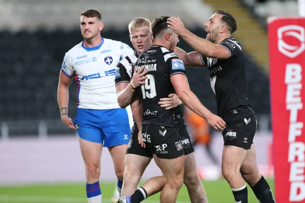 Ben Mcnamara Hull Celebrates His Try Make — Photo