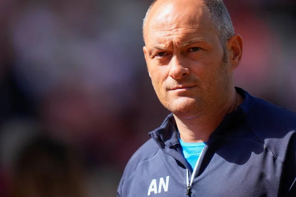 Alex Neil Manager Sunderland Game — Stockfoto