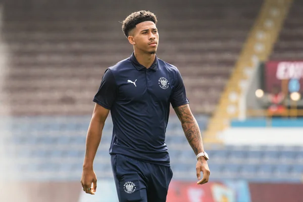 Jordan Lawrence Gabriel Blackpool Arrive Turf Moor Home Burnley — ストック写真