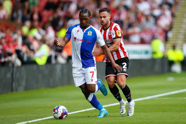 Tayo Edun Blackburn Rovers George Baldock Sheffield United — 图库照片