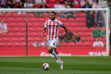 Lewis Baker #8 of Stoke City 