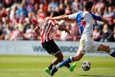 Iliman Ndiaye #29 of Sheffield United Shoots and scores a goal to make it 3-0