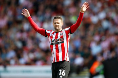 Oliver Norwood #16 of Sheffield United 