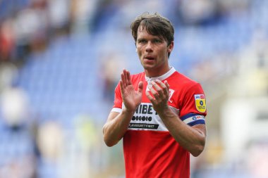 Jonathan Howson #16 of Middlesbrough acknowledges the fans at the final whistle 
