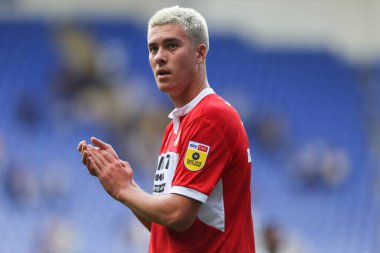 Matthew Hoppe #13 of Middlesbrough acknowledges the fans at the final whistle