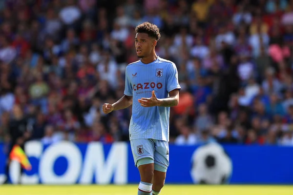 Boubacar Kamara of Aston Villa seen during the match. 