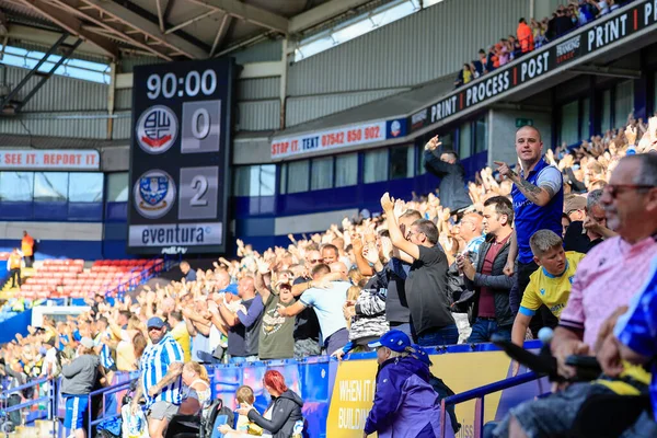 Sheffield Wednesday Fans Enjoy Victory — Zdjęcie stockowe