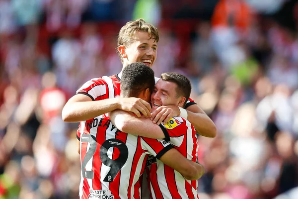 Sander Berge Sheffield United Celebrates Scoring Goal Make — Foto Stock