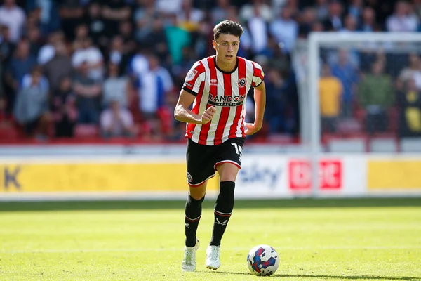 Anel Ahmedhodzic #15 of Sheffield United 