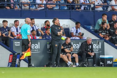 Shota Arveladze manager of Hull City during the game