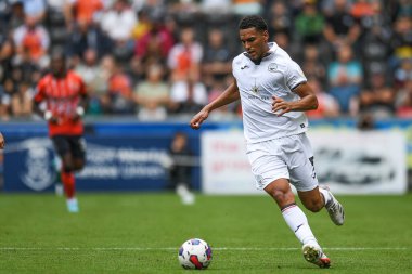 Ben Cabango #5 of Swansea City in action during the game 