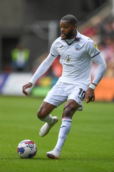 Olivier Ntcham Swansea City Action Game — Fotografia de Stock