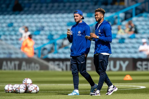 Ben Chilwell Chelsea Reece James Chelsea Chatting Ahead Afternoon Game — 스톡 사진