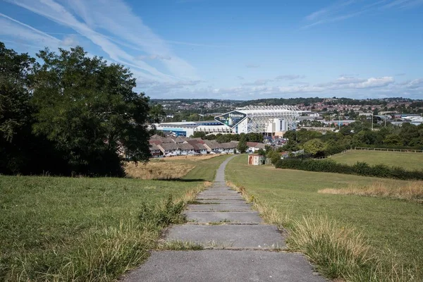 General View Elland Road Stadium Ahead Today Game — Stock Photo, Image