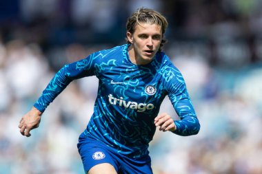 Conor Gallagher #23 of Chelsea during the pre match warm up 