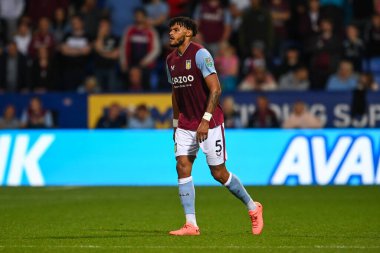 Tyrone Mings #5 of Aston Villa  during the game