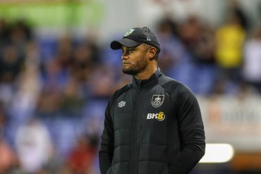 Vincent Kompany manager of Burnley during the game 
