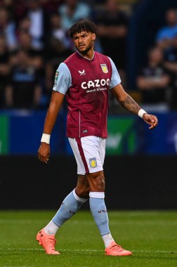 Tyrone Mings #5 of Aston Villa during the game