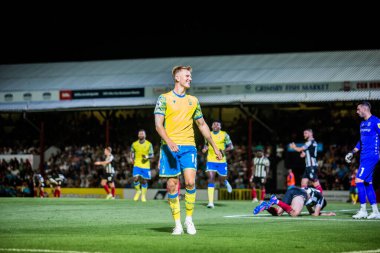 Sam Surridge #16 of Nottingham Forest celebrates his second and his teams third of the game